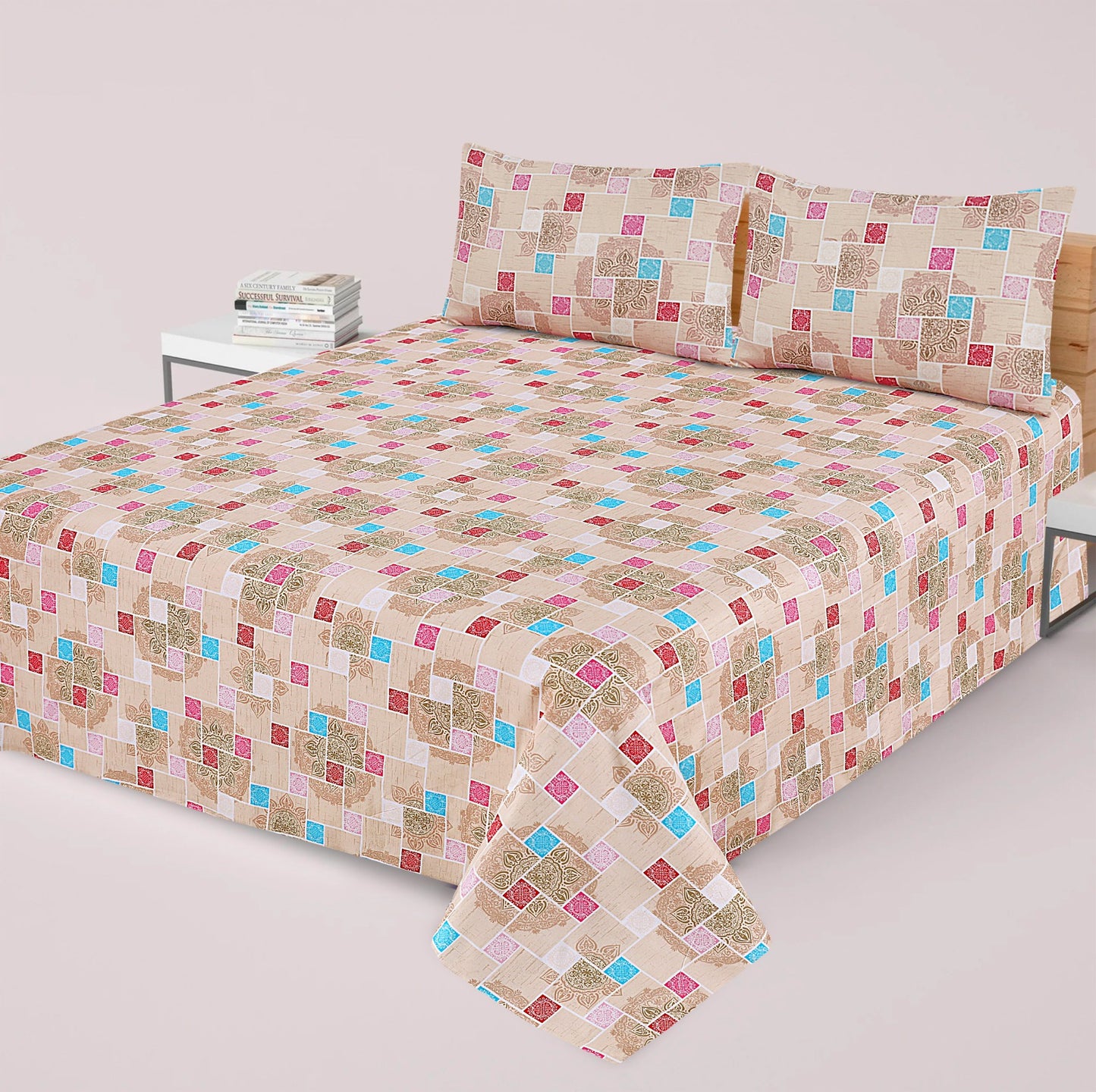 3 Pcs Bed sheet N-25