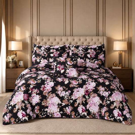 Premium Summer King Size Comforter Set - 7-Piece N28