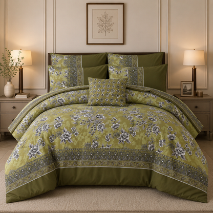 Premium Summer King Size Comforter Set - 7-Piece M2