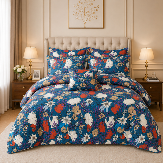 Premium Summer King Size Comforter Set - 7-Piece A3