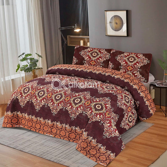 3 Pcs Cotton Bed Sheet Set B-5