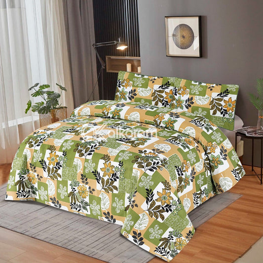 3 Pcs Cotton Bed Sheet Set B-10