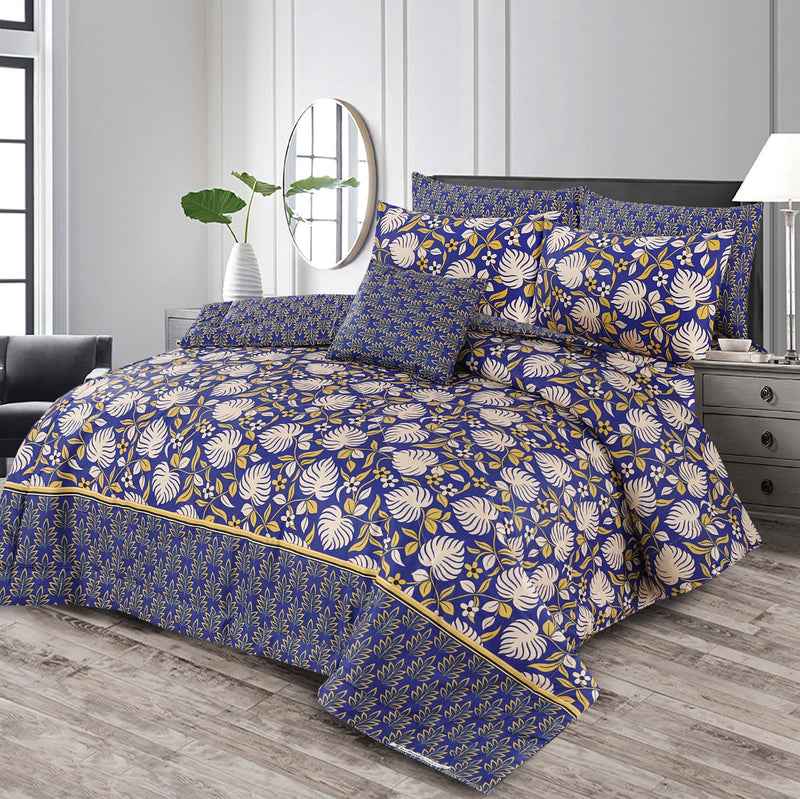 Premium Summer King Size Comforter Set - 7-Piece A21