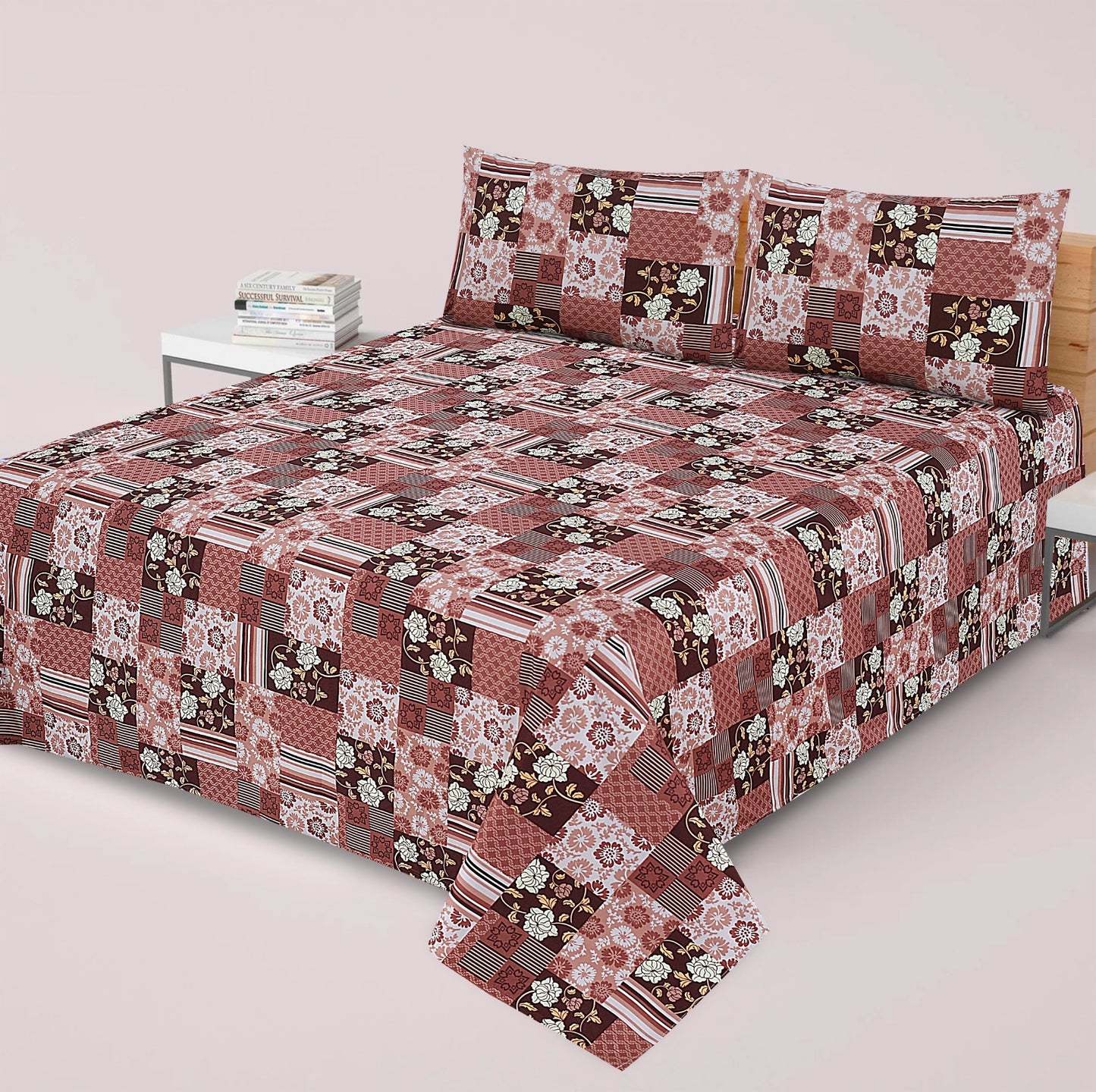 3 Pcs Bed sheet N-23