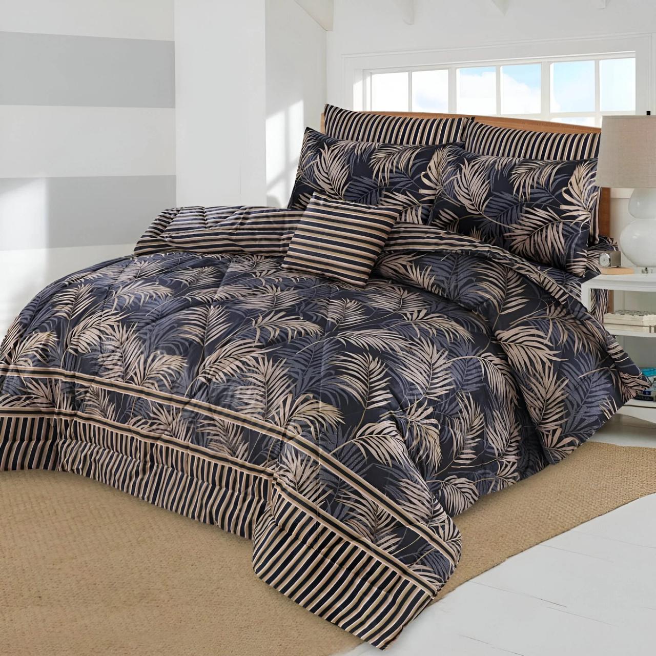 Premium Summer King Size Comforter Set - 7-Piece A30