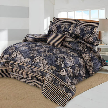 Premium Summer King Size Comforter Set - 7-Piece A30