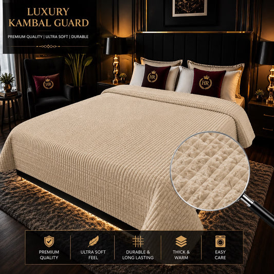 Luxury Bubble AC Blanket-Ivory / Cream