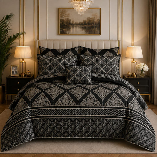 Premium Summer King Size Comforter Set - 7-Piece M1