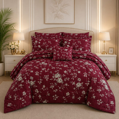 Premium Summer King Size Comforter Set - 7-Piece A8