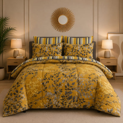 Premium Summer King Size Comforter Set - 7-Piece M7