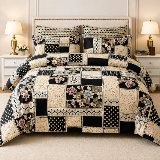 Premium Summer King Size Comforter Set - 7-Piece N27
