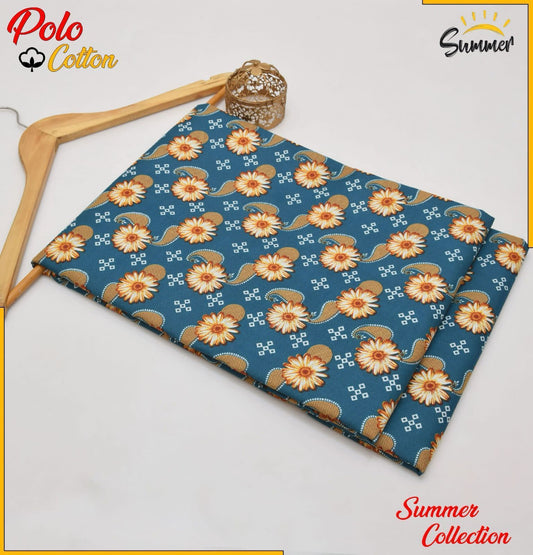 2 Piece – Cotton Digital Print Suit ( Design J-49)