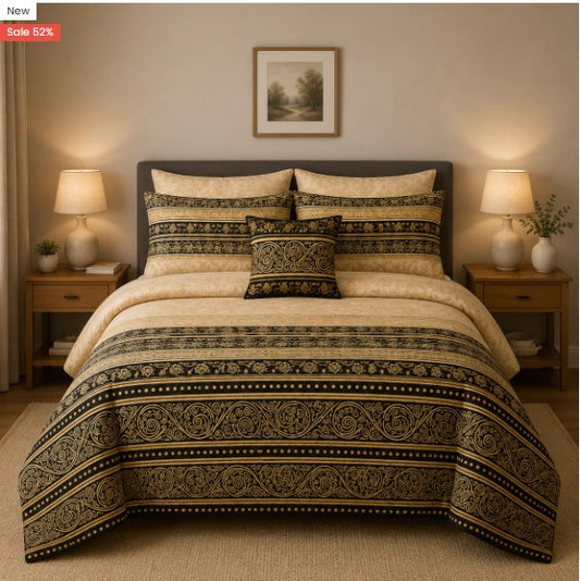 Premium Summer King Size Comforter Set - 7-Piece N45